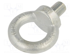 Lifting eye bolt; M30x45; DIN: 580; Head: eye; none; steel; zinc