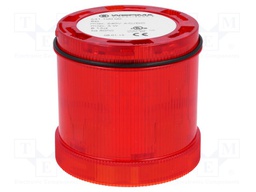 Signaller: lighting; continuous light; Colour: red; bulb BA15D