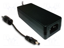 Power supply: switched-mode; 48VDC; 0.84A; Out: 5,5/2,1; 40W; 92%