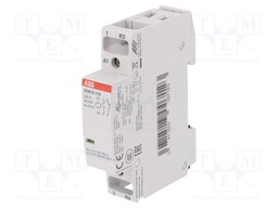 Contactor: 2-pole installation; NC + NO; 230VAC; 230VDC; 16A; DIN