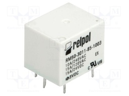 Relay: electromagnetic; SPDT; Ucoil: 3VDC; 10A/240VAC; 15A/24VDC