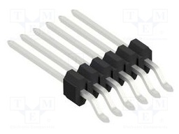 Connector: pin strips; pin header; male; PIN: 6; 1.27mm; SMT; 1x6