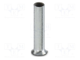 Tip: bootlace ferrule; non-insulated; copper; 1mm2; tinned; 8mm