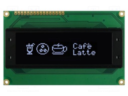 Display: OLED; graphical; 100x32; white; 5VDC