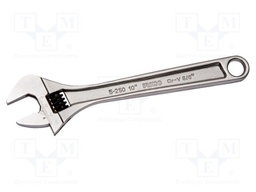Wrench; adjustable; Overall len: 260mm; Max jaw capacity: 29mm