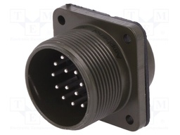 Connector: circular; Series: DS/MS; socket; male; PIN: 17; soldering