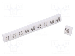 Marker; Application: ZG-G,ZUG,ZUG-G; white; Width: 4.5mm; PCV