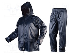 Rainproof set; Size: XXL; Rainwear; with a hood