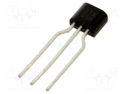 Transistor: NPN; bipolar; 400V; 0.3A; 1W; TO92