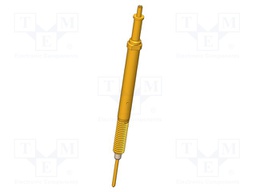 Test needle; Maksimum spring compression: 5.2mm; 3A; Ø: 1mm; 4.5N