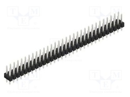 Connector: pin strips; pin header; male; PIN: 62; 2.54mm; THT; 2x31