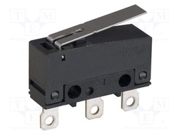 Microswitch SNAP ACTION; with lever; SPDT; 3A/125VAC; 3A/30VDC