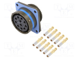 Connector: circular; D38999 series I; socket; female; PIN: 11; 23A