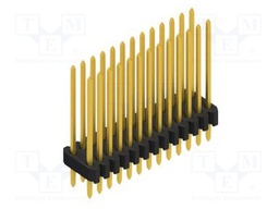 Connector: pin strips; pin header; male; PIN: 26; 1.27mm; THT; 2x13
