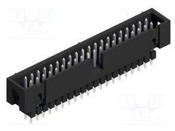 Connector: pin strips; pin header; male; PIN: 40; 2.54mm; THT; 2x20