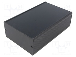 Enclosure: with panel; TUF; X: 105mm; Y: 160mm; Z: 52mm; aluminium