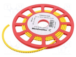 Markers for cables and wires; 1.3÷3mm; PVC; -30÷80°C; leaded