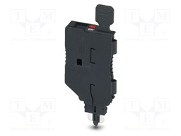 Connector: plug-in; 6.3A; 250V; PA; L: 57.7mm; W: 6.2mm; H: 25mm