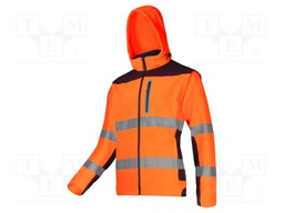 Soft-shell jacket; Size: XXXL; orange; 320g/m2