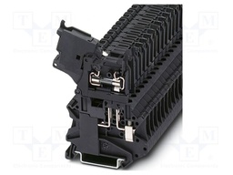 Splice terminal: rail; UT; 6.3A; 500V; screw terminal; PA; W: 6.2mm