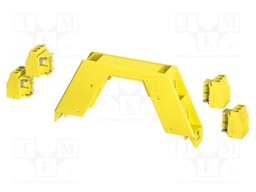 Upper housing; yellow; ME 17,5; X: 17.6mm; Y: 99mm; Z: 45.85mm