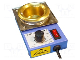 Device: soldering pot; 160W; 200÷480°C; 50mm; 230VAC; Plug: EU