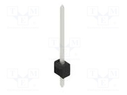 Connector: pin strips; pin header; male; PIN: 1; 2.54mm; THT; 1x1