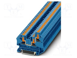 Splice terminal: rail; PTV; 32A; 1kV; push-in; PA; L: 45.7mm; W: 6.2mm