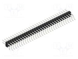 Connector: pin strips; pin header; male; PIN: 64; 2.54mm; SMT,THT