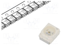 LED; SMD; 3528,PLCC2; green; 1208÷2415mlm; 355÷900mcd; 3.4x3x2.1mm