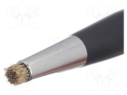 Tool: brush; brass wire; L: 120mm; Ø: 4mm