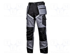 Dungarees; Size: XXXL; black-grey; 270g/m2