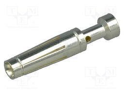 Contact; female; 1mm2; 18AWG; Han E High Temp; silver plated; 16A