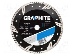 Cutting diamond wheel; Ø: 230mm; Øhole: 22.2mm; Disc thick: 3.1mm