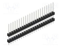 Connector: pin strips; pin header; male; PIN: 22; 2.54mm; THT; 1x22