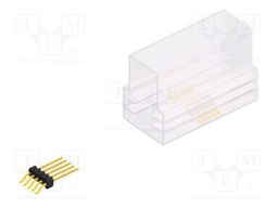 Connector: pin strips; pin header; male; PIN: 5; 1.27mm; SMT; 1x5
