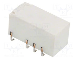 Relay: electromagnetic; DPDT; Ucoil: 12VDC; Icontacts max: 2A; PCB