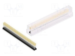 Connector: pin strips; pin header; male; PIN: 66; 2.54mm; SMT; 2x33