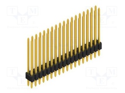 Connector: pin strips; pin header; male; PIN: 36; 1.27mm; THT; 2x18