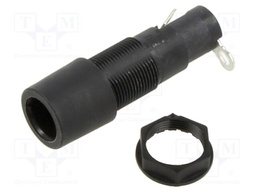 Fuse holder; cylindrical fuses; 10A; on panel; -40÷85°C; UL94V-0