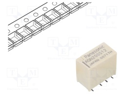 Relay: electromagnetic; DPDT; Ucoil: 12VDC; 0.3A/125VAC; 1A/30VDC