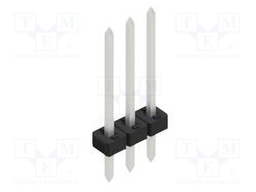 Connector: pin strips; pin header; male; PIN: 3; 2mm; THT; 1x3; 100V