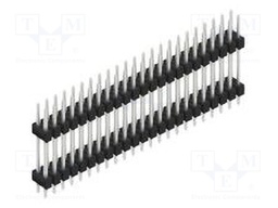 Connector: pin strips; pin header; male; PIN: 46; 2.54mm; THT; 2x23