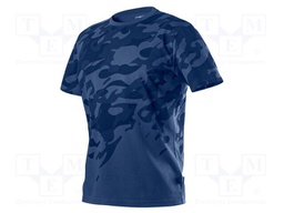 T-shirt; Size: XXXL; navy blue; CAMO; 180g/m2