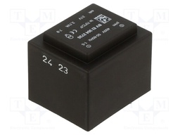 Transformer: encapsulated; 2.1VA; 400VAC; 21V; 100mA; Mounting: PCB