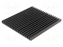 Heatsink: extruded; L: 150mm; W: 140mm; H: 10mm; aluminium; anodized