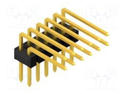 Connector: pin strips; pin header; male; PIN: 12; 2.54mm; THT; 2x6