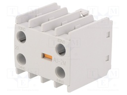 Auxiliary contacts; Series: METAMEC; Leads: screw terminals; IP20