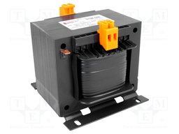 Transformer: mains; 500VA; 230VAC; 24V; Leads: terminal block; IP00
