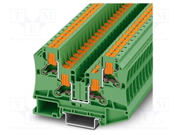Splice terminal: rail; PTV; 41A; 1kV; push-in; L: 57.6mm; 0.5÷10mm2